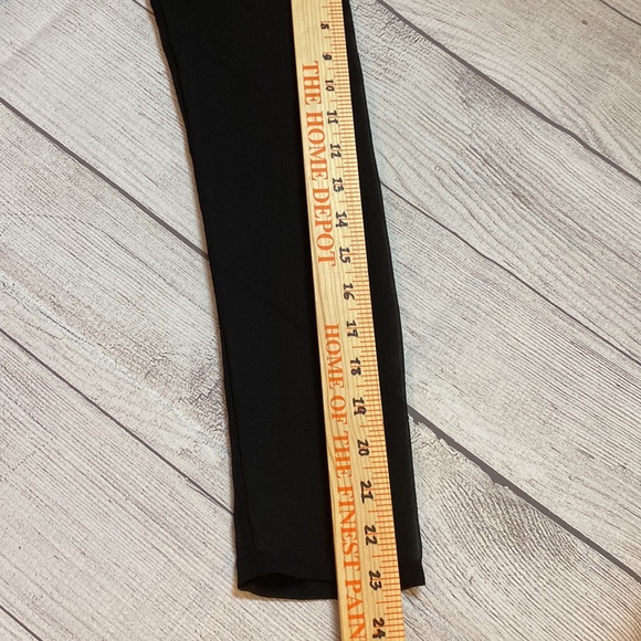 Olsenboye A Gorgeous Black Sheer Button Down Blouse with Faux Leather - Size: S - Picture 15 of 15